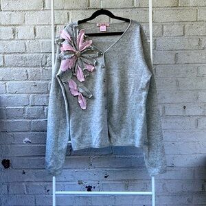 Vintage Anthro Cashmere Buttoned Sweater